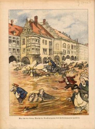 "Wie sich der kleine Moritz die Trockenlegung des Hofbräuhauses vorstellt"