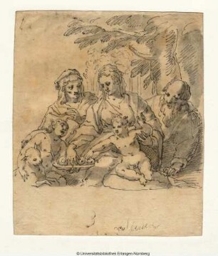 Die Heilige Familie mit der Heiligen Elisabeth und dem Johannesknaben