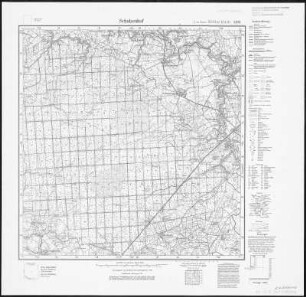 Meßtischblatt 1495 : Schulzenhof, 1939 : Schulzenhof. - Hrsg. 1928, redakt. Änd. 1939. - 1:25000. - [Berlin]: Reichsamt für Landesaufnahme, 1939. - 1 Kt.