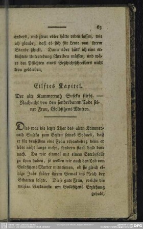 Eilftes Kapitel. Der alte Kammerrath Suseka stirbt