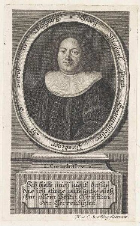 Bildnis des Georg Michael Preu