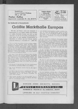 Größte Markthalle Europas