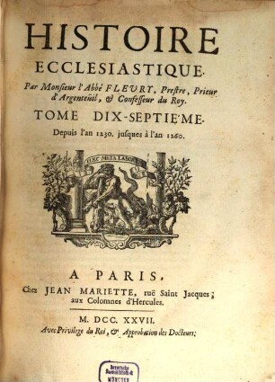 Histoire Ecclesiastique, 17. Depuis l'an 1230. jusques à l'an 1230