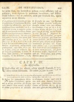 Caput IV. De Usufructu