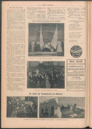 Consagración de banderas en una sociedad [Fotografías]