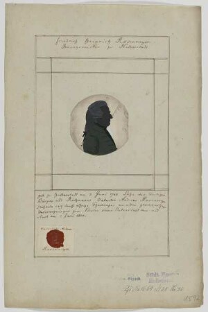 Bildnis des Friedrich Heinrich Rosenmeyer