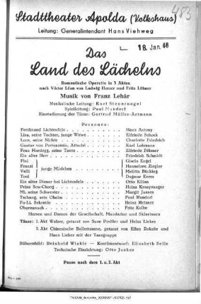 Das Land des Lächelns