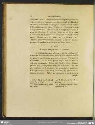 §. XVII. De origine praescriptionis XL annorum