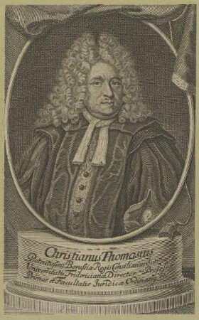Bildnis des Christianus Thomasius