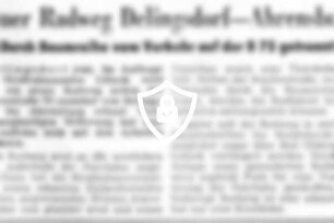 Neuer Radweg Delingsdorf - Ahrensburg