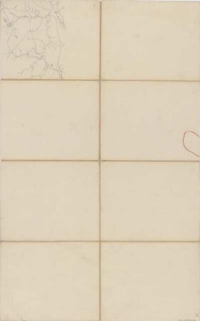 Bl. 1: Muldenstrom, um 1750 : 2 : Muldenstrom. - [S.l.] , [um 1750]. - 1 Kt. : kol. Handzeichng. ; 47 x 75 cm