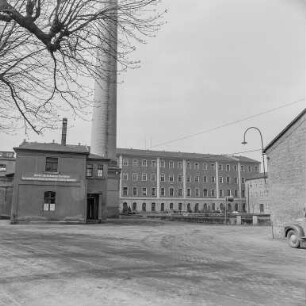 Hainitz: Spinnerei : Hainitz. VEB Flachsspinnerei Hainitz. Ansicht der Fabrik