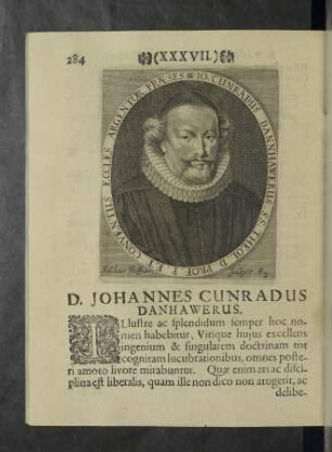 D. Johannes Cunradus Danhawerus.