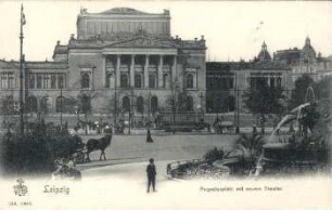 Leipzig: Augustusplatz mit neuem Theater