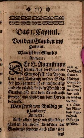 Uralter Catholischer Catechismus