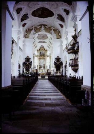 Münstertal: St. Trudpert, Pfarrkirche, Chorgestühl und Chor