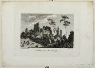 Ruinen der Burg Hohnstein im Harz