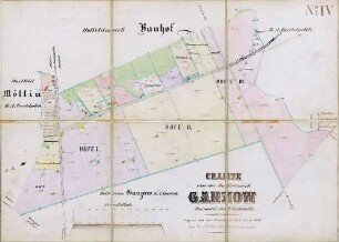 N° IV; Charte von der Dorffeldmark Ganzow, Domanial Amts Gadebufch