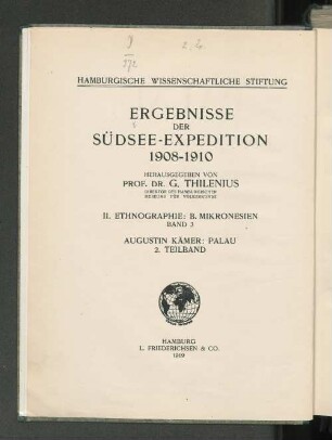 2, B, Bd. 3, Teilbd. 2: Abteilung III: Siedelungen, Bezirke, Dörfer, Verfassung. Abteilung IV: Demographie, Anthropologie, Sprache