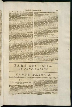 737-753, Pars Secunda. De Pensionibus.