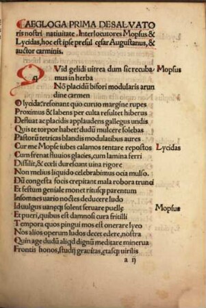 Bucolica Antonij Geraldini poet[a]e laureati & prothonotarij apostolici