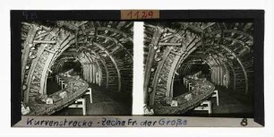 Schachtanlage Friedrich der Große - Streckenband, Kurvenstrecke