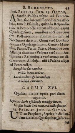Caput XVI. - Caput XLIX.