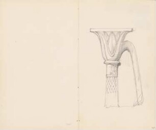 Reiseskizzen aus Athen, Venedig und Padua: Detail (aus: Skizzenalbum 4)