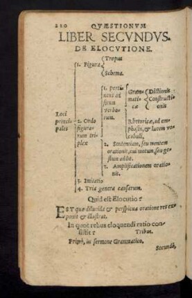 Liber Secundus. De Elocutione.