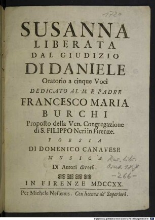 Susanna liberata dal giudizio di Daniele