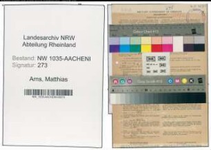 Entnazifizierung Matthias Arns , geb. 07.08.1904 (Steiger)