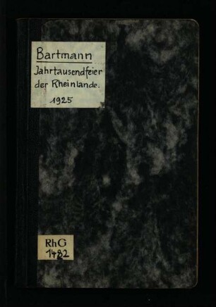 Jahrtausendfeier der Rheinlande