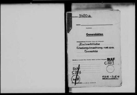 Zivilrechtliche Wiedergutmachung nationalsozialistischen Unrechts, Teil 8