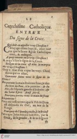 Entrée: Du signe de la Croix