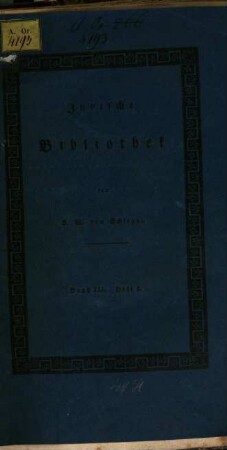 Indische Bibliothek : eine Zeitschrift. 3,1. 1830