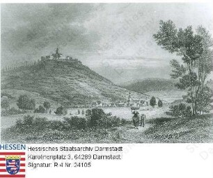 Neustadt im Odenwald, Blick auf Burg Breuberg