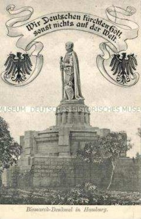 Das Bismarckdenkmal in Hamburg