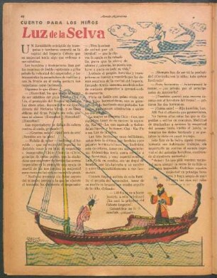 Luz de la selva : Cuento para los niños