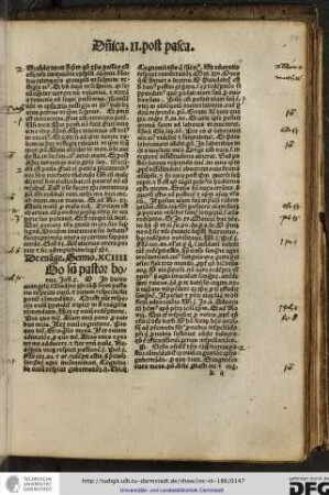 [E]go sum pastro bonus. Johannis x. In huius evangelii similitudine Christi tamquam boni pastoris respectu ovium et ovium respectu sui ponitur commendatio.