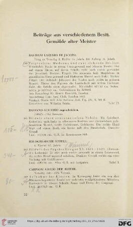Beiträge aus verschiedenem Besitz (Nr. 180-252)