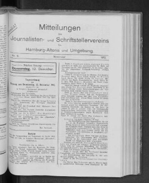 Nr. 11 : November 1912