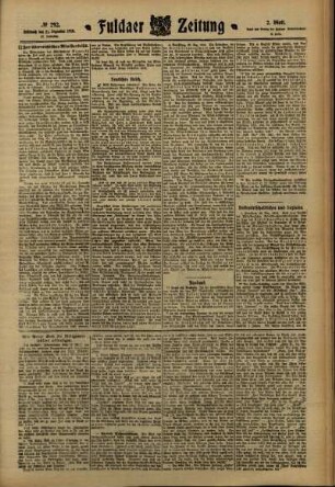 Zweite Ausgabe vom Mittwoch, den 21. Dezember 1910.