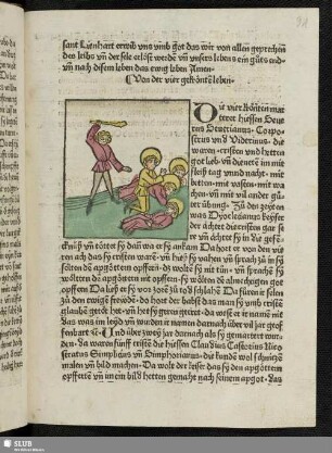 Von der vier gekrönten leben