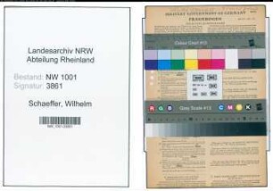 Entnazifizierung Wilhelm Schaeffer, geb. 12.01.1910 (Friseur)
