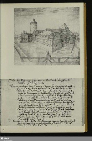 [Die Pleißenburg. Eine Zeichnung von Wilhelm Dilich, 1594]