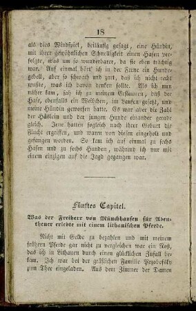 Fünftes Capitel