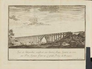 Illustration 21: Vue de l'Aqueduc construit sur l'ancien fleuve ...