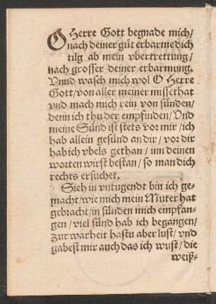 O Herre Gott begnade mich/ || nach deiner güt erbarme dich ||