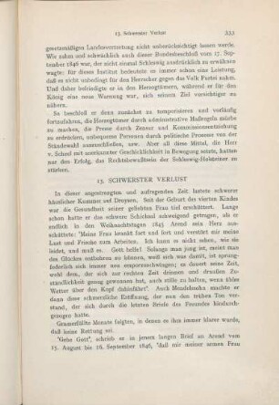 13. Schwerster Verlust