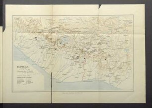 Guatemala. Reiseroute des Verfassers.